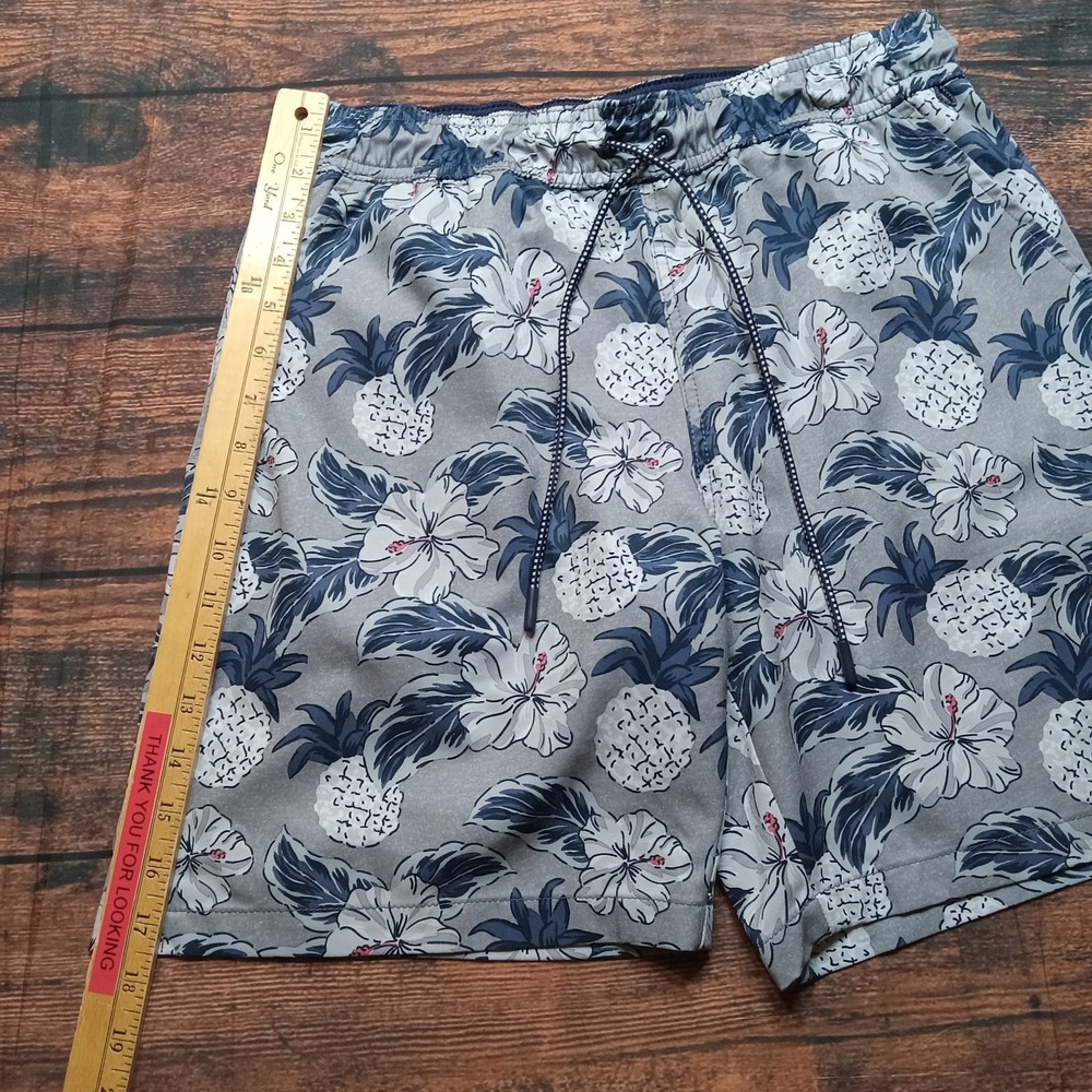 Fish Hippie Volley Short Men's Board Shorts Trunks Lined Drawstring Size Medium - Picture 6 of 8
